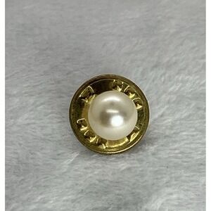 Vintage Faux Pearl Tie Tack Pin Old Money Formal Estate Heritage Classic Retro